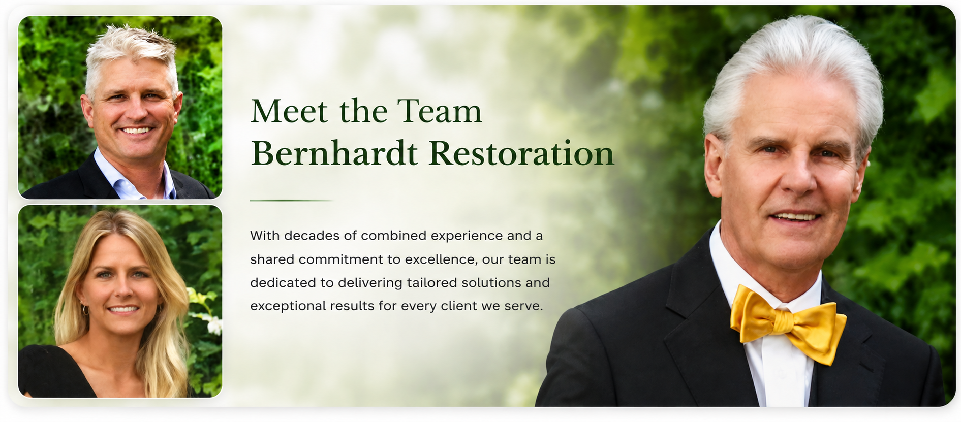 Bernhardt Restoration Team